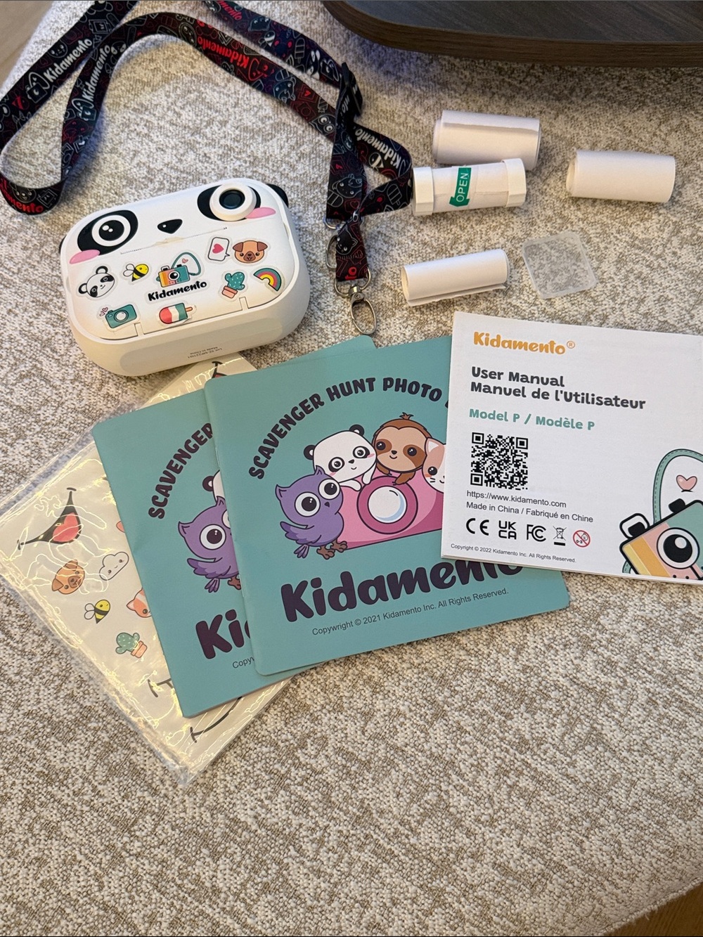 Kiimento Panda Print/ Digital Camera — White Panda Design